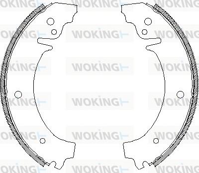 Woking Z4026.00 - Ganascia freno autozon.pro