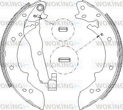 Woking Z4027.01 - Ganascia freno autozon.pro