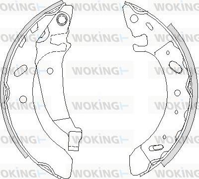 Woking Z4194.01 - Ganascia freno autozon.pro