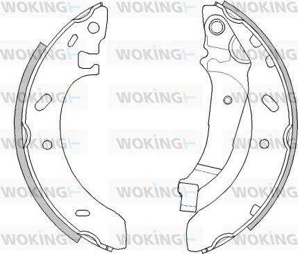 Woking Z4194.02 - Ganascia freno autozon.pro