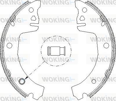 Woking Z4198.00 - Ganascia freno autozon.pro