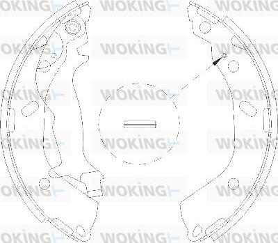 Woking Z4193.00 - Ganascia freno autozon.pro