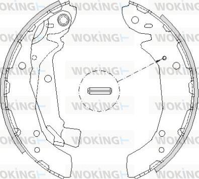 Woking Z4197.00 - Ganascia freno autozon.pro