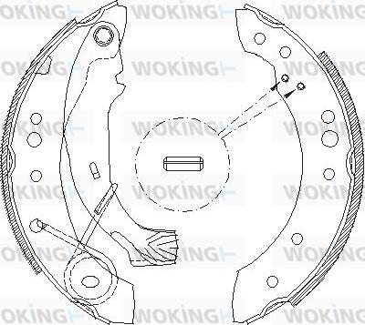 Woking Z4149.00 - Ganascia freno autozon.pro