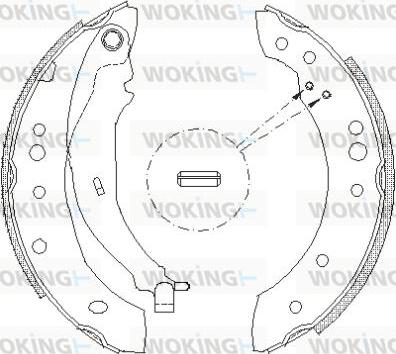 Woking Z4149.01 - Ganascia freno autozon.pro