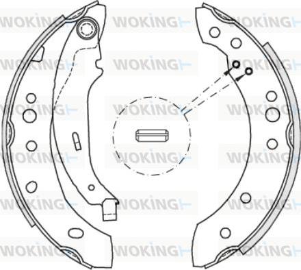 Woking Z4149.02 - Ganascia freno autozon.pro