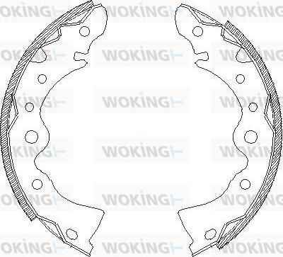 Woking Z4144.00 - Ganascia freno autozon.pro