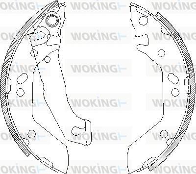 Woking Z4140.00 - Ganascia freno autozon.pro