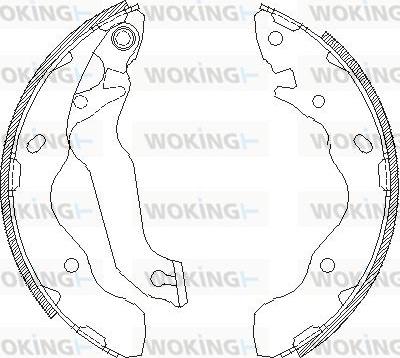 Woking Z4141.00 - Ganascia freno autozon.pro