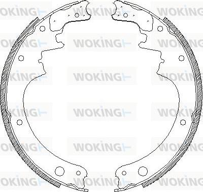 Woking Z4142.00 - Ganascia freno autozon.pro