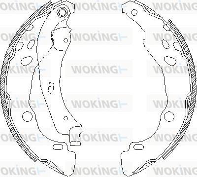 Woking Z4152.00 - Ganascia freno autozon.pro