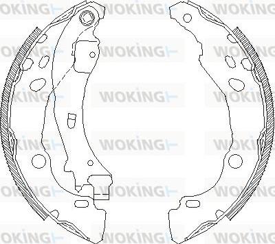 Woking Z4152.01 - Ganascia freno autozon.pro