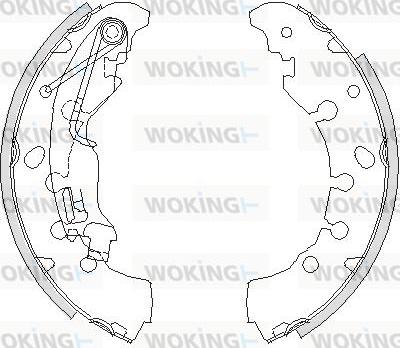 Woking Z4161.00 - Ganascia freno autozon.pro