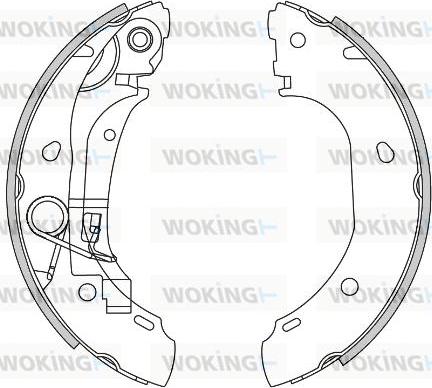 Woking Z4163.00 - Ganascia freno autozon.pro