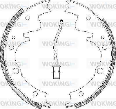 Woking Z4104.01 - Ganascia freno autozon.pro