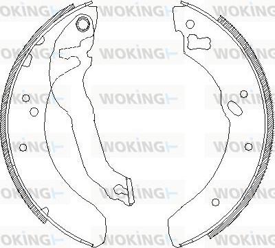 Woking Z4114.00 - Ganascia freno autozon.pro