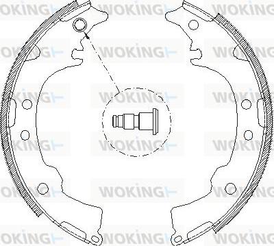 Woking Z4115.00 - Ganascia freno autozon.pro