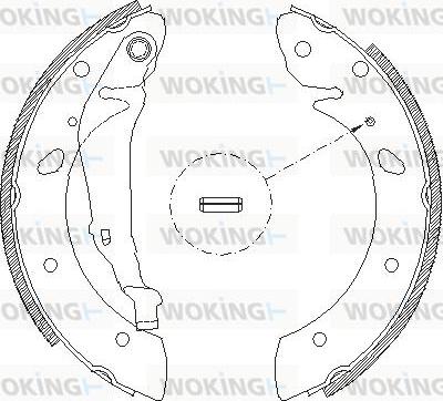 Woking Z4113.00 - Ganascia freno autozon.pro