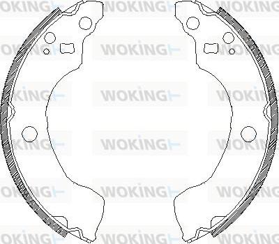 Woking Z4189.00 - Ganascia freno autozon.pro