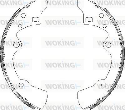 Woking Z4183.00 - Ganascia freno autozon.pro