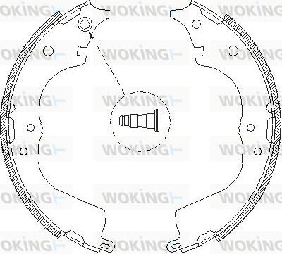 Woking Z4134.00 - Ganascia freno autozon.pro