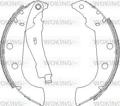 Woking Z4135.01 - Ganascia freno autozon.pro