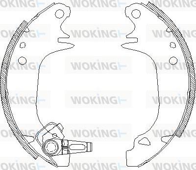 Woking Z4130.00 - Ganascia freno autozon.pro