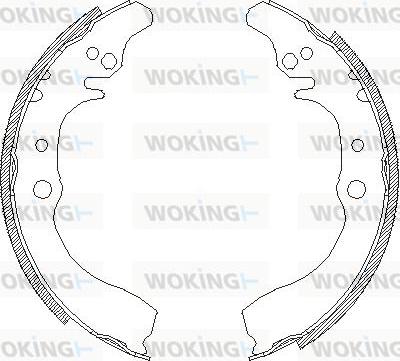 Woking Z4133.00 - Ganascia freno autozon.pro