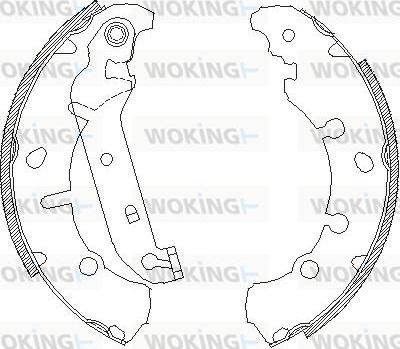 Woking Z4137.00 - Ganascia freno autozon.pro