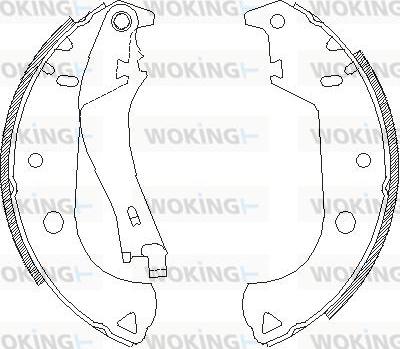 Woking Z4125.01 - Ganascia freno autozon.pro