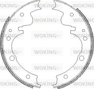 Woking Z4121.00 - Ganascia freno autozon.pro