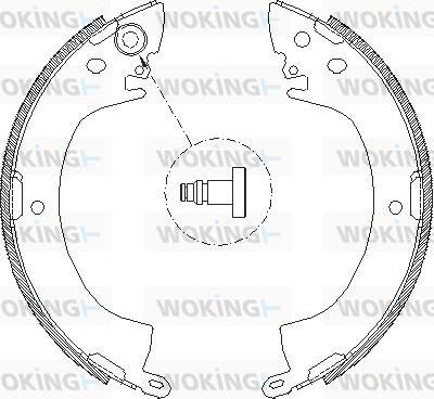 Woking Z4122.00 - Ganascia freno autozon.pro