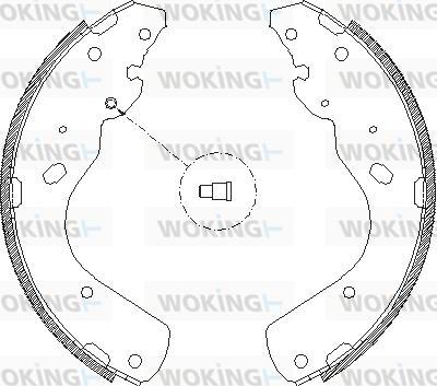 Woking Z4175.00 - Ganascia freno autozon.pro