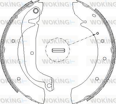 Woking Z4178.00 - Ganascia freno autozon.pro