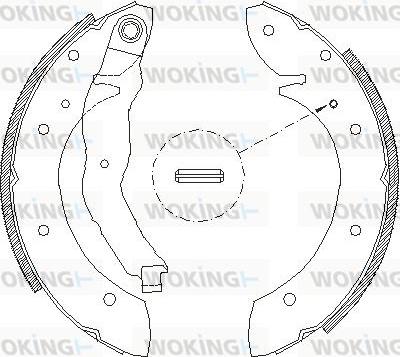 Woking Z4396.01 - Ganascia freno autozon.pro