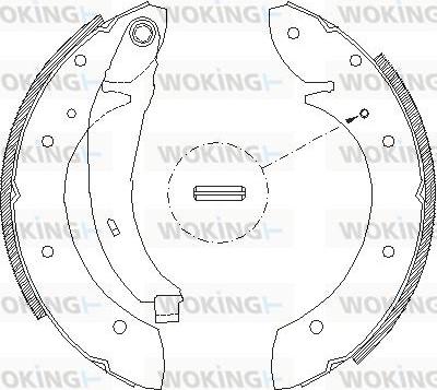 Woking Z4396.02 - Ganascia freno autozon.pro