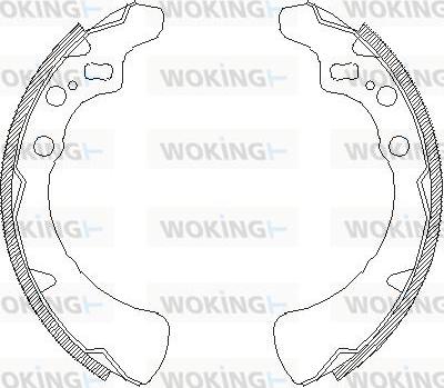 Woking Z4354.00 - Ganascia freno autozon.pro