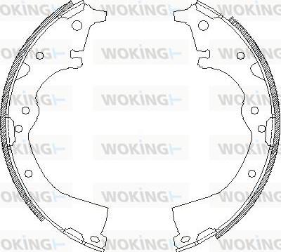 Woking Z4360.00 - Ganascia freno autozon.pro