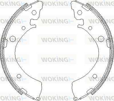 Woking Z4367.00 - Ganascia freno autozon.pro