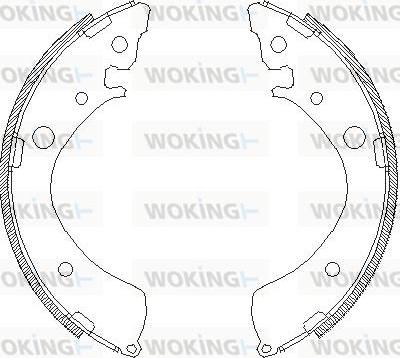 Woking Z4367.01 - Ganascia freno autozon.pro