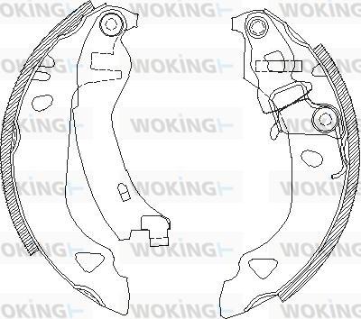 Woking Z4302.00 - Ganascia freno autozon.pro