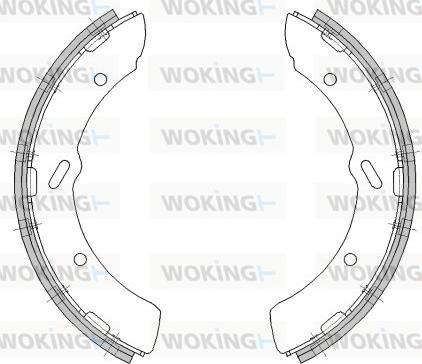 Woking Z4313.01 - Ganascia freno autozon.pro