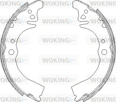 Woking Z4389.00 - Ganascia freno autozon.pro