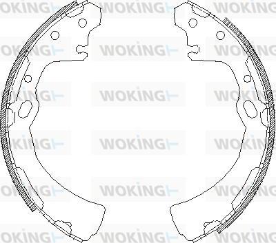 Woking Z4384.00 - Ganascia freno autozon.pro