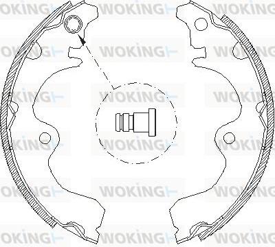 Woking Z4334.01 - Ganascia freno autozon.pro