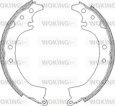 Woking Z4336.00 - Ganascia freno autozon.pro