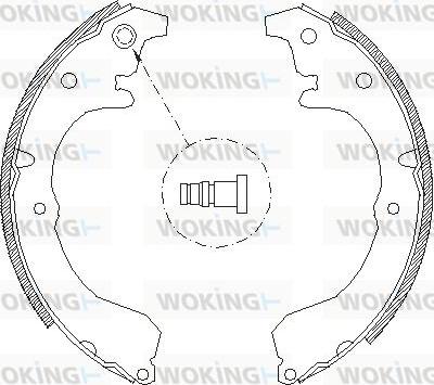 Woking Z4333.01 - Ganascia freno autozon.pro