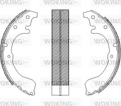 Woking Z4321.00 - Ganascia freno autozon.pro