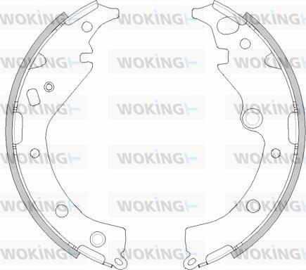 Woking Z4293.00 - Ganascia freno autozon.pro