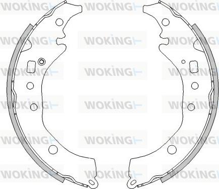 Woking Z4292.00 - Ganascia freno autozon.pro